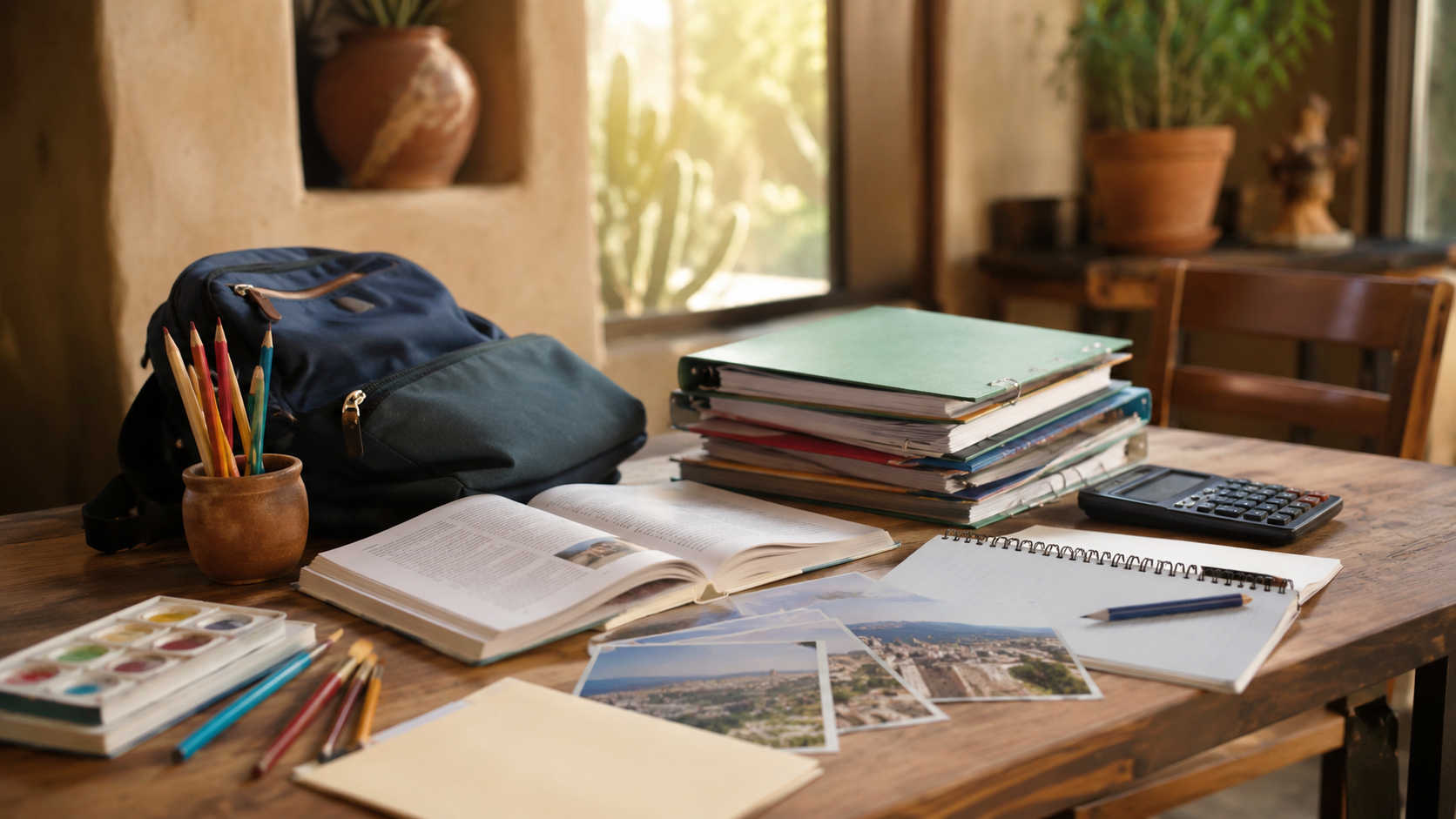 Educational supplies and learning materials showing student support impact in Tucson